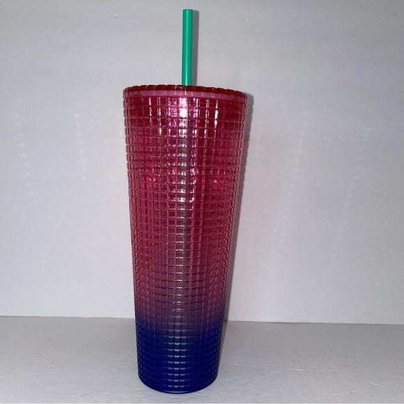 NWT Starbucks Summer 2022 Pink/Purple Ombre Cold Cup - Picture 3 of 4